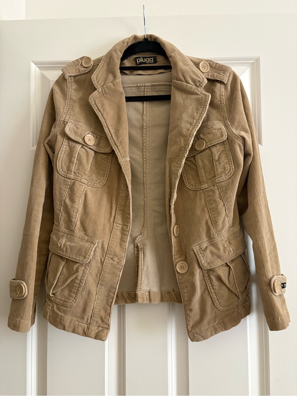 Plugg | Corduroy Jacket | Y2K | Vintage